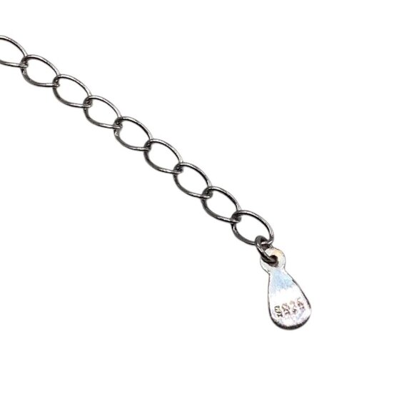 Silver Mountain S925 Sterling Silver 18in  Necklace With Elegant Pendant & Chain - Picture 8 of 8